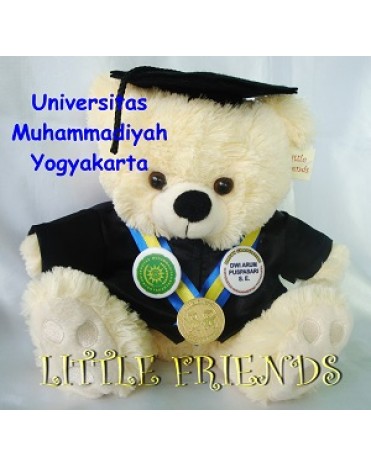 Boneka Wisuda Universitas Muhammadiyah Yogyakarta (30 cm)